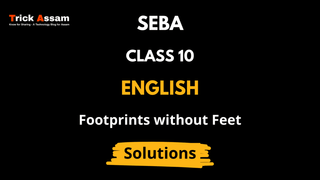 Footprints without Feet