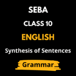 Synthesis of Sentences