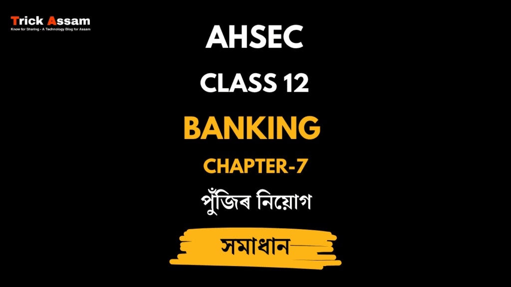 পুঁজিৰ নিয়োগ