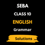 Class 10 English Grammar