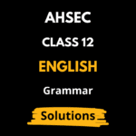 Class 12 English Grammar
