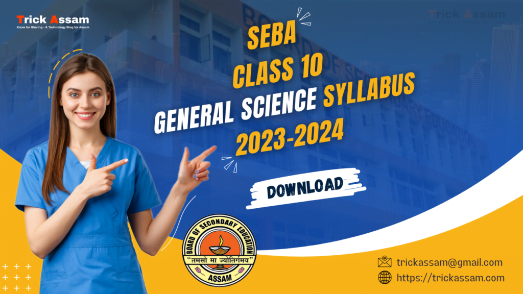 SEBA Class 10 General Science Syllabus 2023-2024 PDF Download